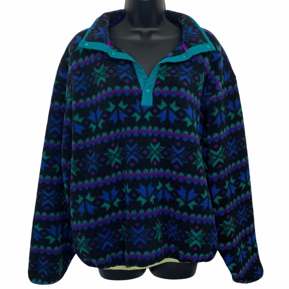 L.L. Bean Vintage Fleece Pullover Women’s Size XL